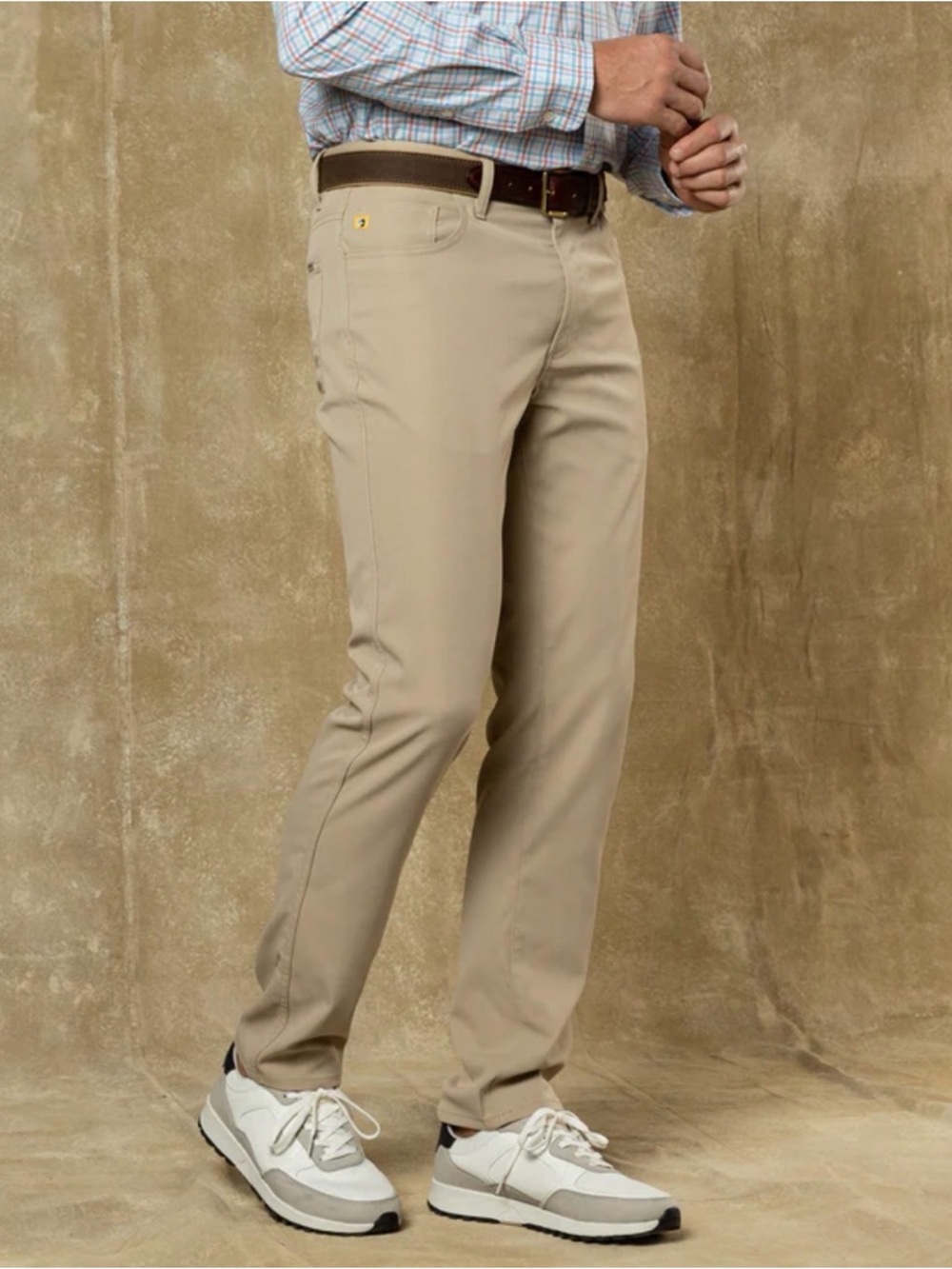 Duck Head Long Drive Performance Five-Pocket Pant